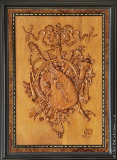 Decoratie panelen met houtsnijwerk | Gesneden paneel 