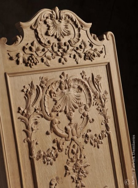 Detail Fauteuil de Herve | Herve fauteuil in massief eiken 