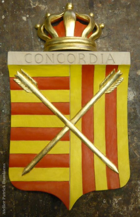 Heraldisch snijwerk | Concordia Koninklijke handboogmaatschappij 